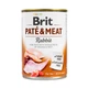 Корм вологий Brit Care Pate and Meat для дорослих собак з кроликом 400 г - зображення 1