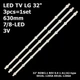 LED підсвітка TV 6916L-1105A 6916L-1106A 6916L-1437A 6916L-1438A LC320DXG-JFR1 630mm 7-8led A1A2B1 3V 3pcs=1set - изображение 1