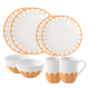 Столовий сервіз Villeroy & Boch Fleur 8 предметів 2 помаранчевий персони (1045516000) - зображення 1