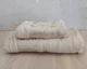 Набор турецких бамбуковых махровых полотенец Cestepe 50х90+70х140 Bamboo Zumrut Light Bej - изображение 1