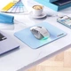 Мышь MEETION 2.4 G + Bluetooth wireless gaming mouse BTM001 |800-1200-1600-2400dpi, 7keys, 35/140h, Type-C Charging, RGB| бело-серая - изображение 8