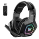 Навушники Onikuma Headset Headworn B100 |BT5.3/2.4G, Type-C, PS4/PS5/PC/Mac/iOS/Android, RGB| чорні - зображення 1