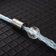 Кабель QKZ T1 8 Core Silver-Blue для навушників 3,5мм c-pin - зображення 6