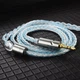 Кабель QKZ T1 8 Core Silver-Blue для навушників 3,5мм c-pin - зображення 7