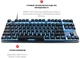 Клавіатура бездротова Motospeed GK82 Outemu Blue Ukr (mtgk82bmb) Black USB - зображення 1