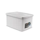 Коробка для зберігання речей Elegance 15л біла 39х29х21см Stefanplast 30010 - зображення 1