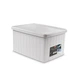 Коробка для зберігання речей Elegance 15л біла 39х29х21см Stefanplast 30010 - зображення 3