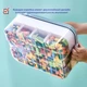 Ящик-органайзер для конструктора LEGO контейнер для зберігання деталей і іграшок Зелений - изображение 6