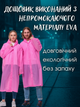 Дождевик женский мужской взрослый плащ подростковый прозрачный многоразовый походный эва на кнопках плащи дождевые взрослые накидка от дождя многоразовая Hechpro ТБ130 розовый - изображение 3