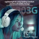 Беспроводные наушники Attack Shark L80 PRO WHITE (BT/2.4G ) - изображение 7
