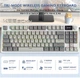 Клавиатура ATTACK SHARK K86 GREY Механическая Беспроводная (2.4G/Bluetooth/USB type-c) - изображение 3