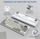 Клавиатура ATTACK SHARK K86 GREY Механическая Беспроводная (2.4G/Bluetooth/USB type-c) - изображение 6