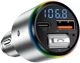 Автомобільний FM-трансмітер (модулятор) Proove Power Drive Silver (Bluetooth 5.3/AUX) із швидкою зарядкою Type-C&USB (PD+QC3.0) 30W, сріблястий - зображення 2