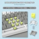 Механічна Клавіатура Ajazz AK820 Біла, Ігрова, Hot Swap, Blue Switches, 75% - зображення 5