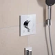 Внешняя часть смесителя без скрытой части HANSGROHE Ecostat Comfort хром латунь 155x155мм 33711000 - изображение 2