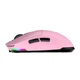 Миша MEETION GW24 ігрова з RGB-підсвічуванням, 8000 DPI, USB 2.4G+Bluetooth, рожева - зображення 3