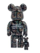 Статуетка Bearbrick x BENJAMIN GRANT (OVERVIEW) x BARCELONA 400% + 100% 28 см + 7 см Medicom Toy Барселона - зображення 10