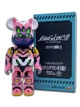 Статуэтка Bearbrick x EVANGELION EVA-08 GROSS x PINK 400% 28 см Medicom Toy Евангелион 08 - изображение 1