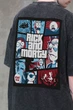 Чоловіча Виварена Оверсайз Футболка Washed З Принтом Rick and Morty Black S/M (8049612) - изображение 2