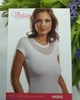 Базова жіноча футболка violana paris XXL біла з сіткою - изображение 6