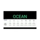 Чоловічі пляжні плавки ocean 5688 L чорні - зображення 5