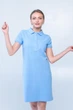 Сукня поло трапеція 600-22 TvoePolo блакитний XXL/50 - изображение 1
