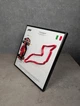 Модель Bburago з Рамкою Тримачем 2в1 на Стіну або Полку з F1 Ferrari SF24 та 3D Трасою Italian Grand Prix "Imola" / Сезон 2024 Season Model Car #16 Charles Leclerc / Шарль Леклер SF-24 - зображення 8