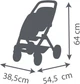 Коляска для ляльок-двійнят Smoby Toys Maxi-Cosi Рожева перлина 54х38.5х64 см (7600253221) - зображення 4