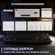Ігрова Клавіатура ATTACK SHARK X68 HE Black Магнітні світчі. Дротова 8000Hz/s. RGB Підсвічування, 68 keys, Switch 0.1mm. Rapid Trigger - зображення 7