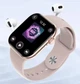 Смарт часы Женские Сенсорный цветной Amoled Экран DT №1 X Series 2025 42мм Классические Прямоугольные Bluetooth 5.3 звонки Мультименю Мульти спорт режим Фитнес браслет трекер Pink - изображение 3