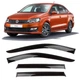 Дефлектори вікон вітровики VW Polo SED 09- П/К скотч "AV-Tuning" - зображення 1