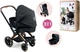 Коляска для куклы Corolle Cybex Priam 3 в 1 со съемной люлькой и корзиной 64.5х60х36.5 см (9000141870) - изображение 2