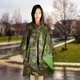 Дождевик на заклепках с капюшоном Raincoat, водостойкая накидка-пончо от дождя и ветра, для взрослых, универсальный размер, для туризма, рыбалки, походов, охоты, UDNP-1-Camouflage - изображение 1