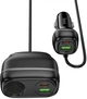 Автомобільний зарядний пристрій Hoco Z59A Rank 96W2C2A cigarette lighter slot car charger Black (6942007641517) - зображення 3