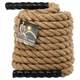 Канат для кроссфита 15м d-3,8см сизаль Combat Battle Rope Zelart коричневый FI-0909-15 - изображение 9