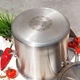 Каструля Edenberg із нержавіючої сталі велика 32 л з металевою кришкою (EB-3775) - зображення 3