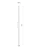 Светильник настенный уличный Nowodvorski 11561 Demi LED L 1x24W 3000K 1500Lm IP54 кирпичный - изображение 6