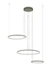 Люстра Nowodvorski 11398 Circolo LED 3x45W 3000K 1600Lm IP20 оливковая - изображение 1