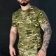 Чоловіча футболка MTP R&M Coolmax з липучками для шевронів мультикам розмір 4XL - зображення 1