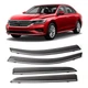 Дефлектори вікон Volkswagen Jetta (Sagitar) Mk7 2019- (Молдин з нержавіючої сталі) - изображение 1