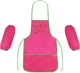 Фартух з нарукавниками Maxi 49x30 см Рожевий (MX61490-09) - зображення 1