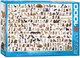 Puzzle EuroGraphics Świat psów 1000 elementów (628136605816) - obraz 1
