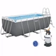 Прямоугольный каркасный бассейн Bestway 56457 (412х201х122 см) Power Steel Frame Pool - изображение 2
