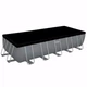 Прямоугольный каркасный бассейн Bestway 5612B Power Steel (640х274х132 см) + песочный насос, лестница, тент - изображение 3