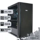 Двухпроцессорная рабочая станция PowerUp #204 Xeon E5 2690 v3 x2 / 64 GB / HDD 1 TB / SSD 256GB / NVIDIA Quadro M4000 8GB специализированная многопроцессорная вычислительная для разработки - изображение 1