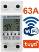 Умный счетчик электроэнергии Tuya WIFI + барьер от повышенного, пониженного напряжения, реле защиты от перегрузки, таймер задержки, УЗО от утечки - изображение 1