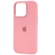 Чехол Fiji Silicone Case для Apple iPhone 16 Pro Max бампер накладка Soft Touch с микрофиброй Light Pink - изображение 1