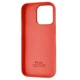 Чехол Fiji Silicone Case для Apple iPhone 16 Pro бампер накладка Soft Touch с микрофиброй Cadmium Orange - изображение 2