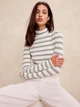 Топ женский с высоким горлом Banana Republic S, Light Grounded Stripe (В полоску) 500123427673 - изображение 2