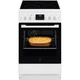 Electrolux Плита электрическая стеклокерамическая, 57л, 50x60см, дисплей, конвекция, белый - изображение 1